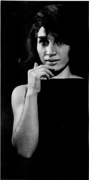 photograph of Forough Farrokhzad